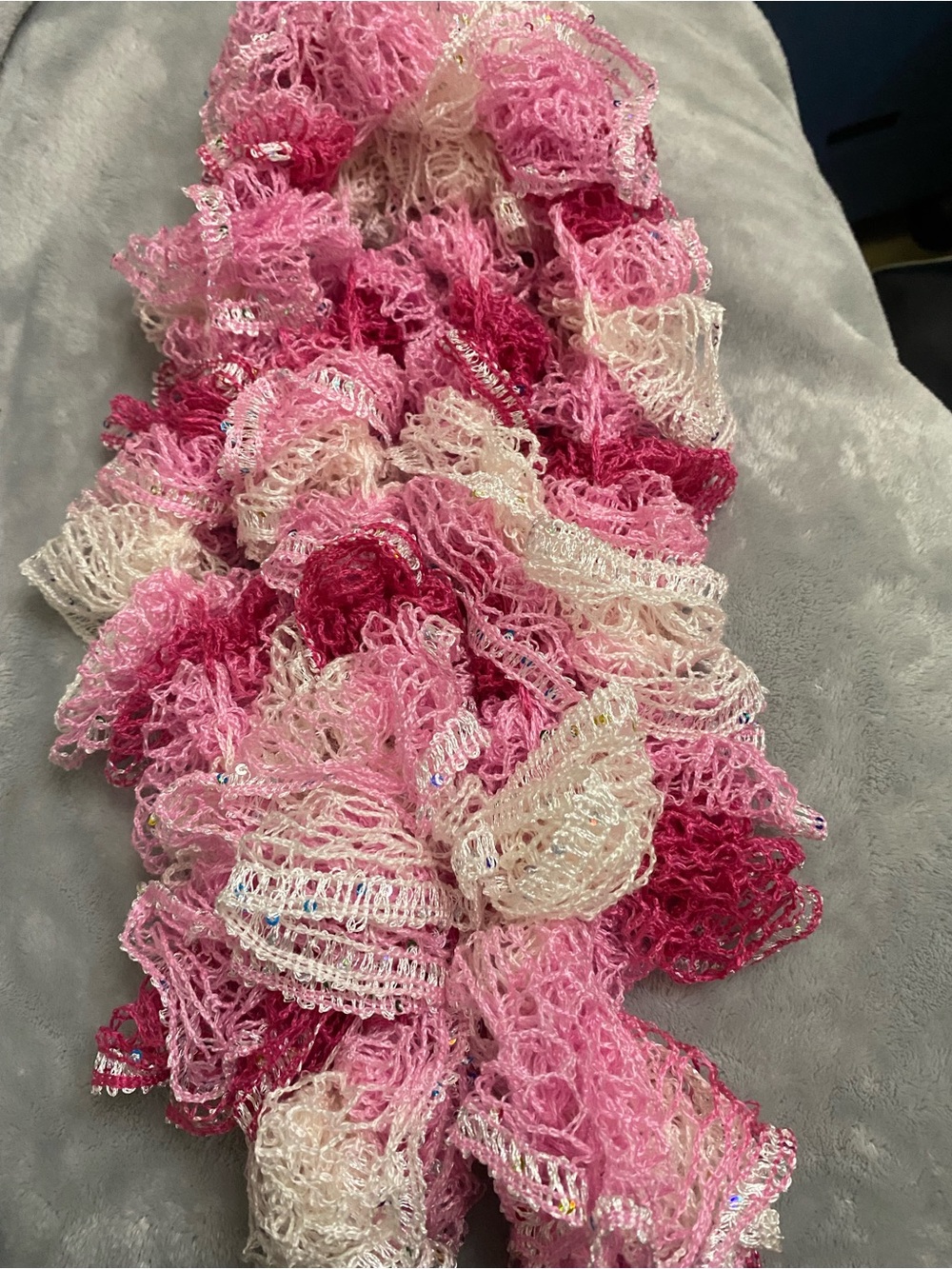 Crochet Sashay scarve approximate measurements 66 inches long - Picture 5 of 5